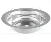 Bacia de Aço Inox com 35 cm de Diâmetro e Capacidade para 4700 ml - ABC