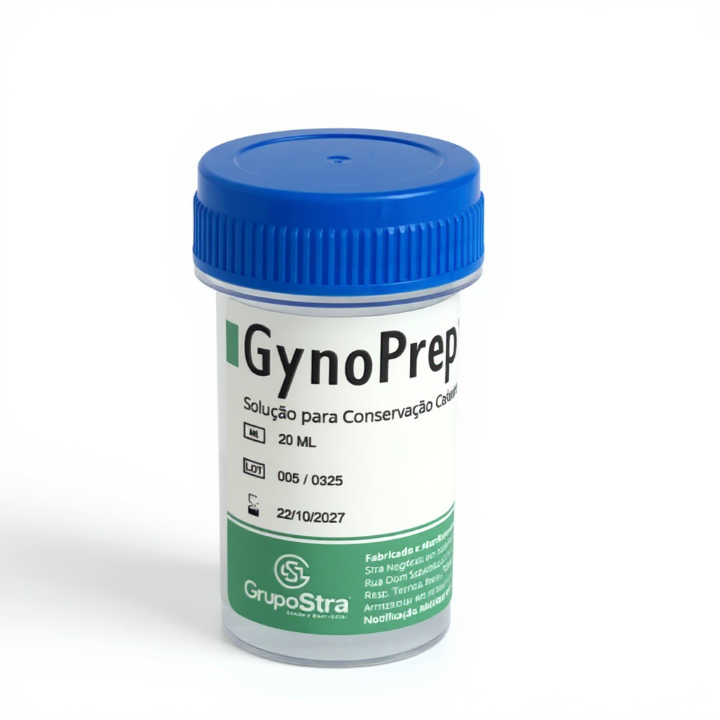 GynoPrep® Kit de Coleta - Frasco 20 mL + Escova Cervical Modelo Combi