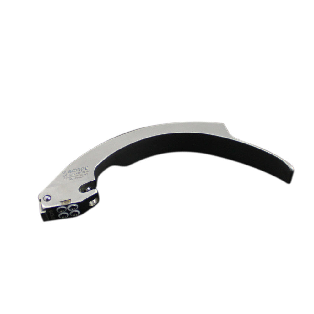 Lâmina Inox Reutilizável para Vídeo Laringoscópio VLSCOPE  - Curva MAC 3 - Scope Medical